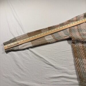 Goodfellow & Co Mens Long Sleeve Plaid V-Neck Cardigan Sweater Medium